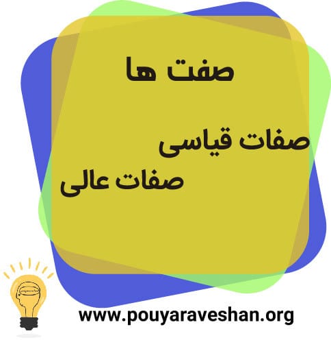 صفات قیاسی و صفات عالی - آکادمی پویاروشان - دکتر عطایی